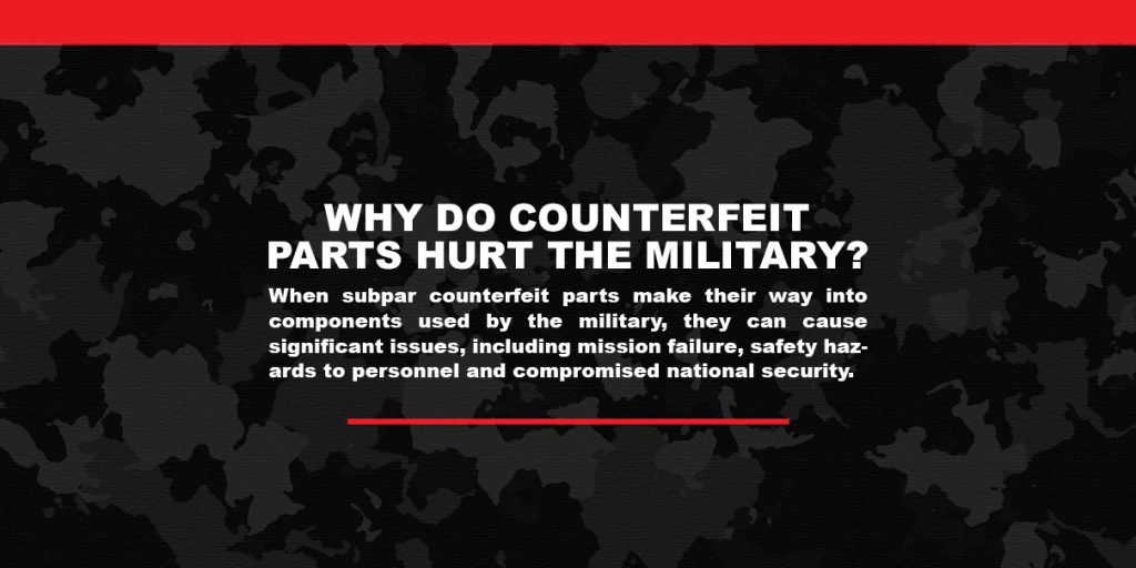 How counterfeit power supply materials undermine our armed forces